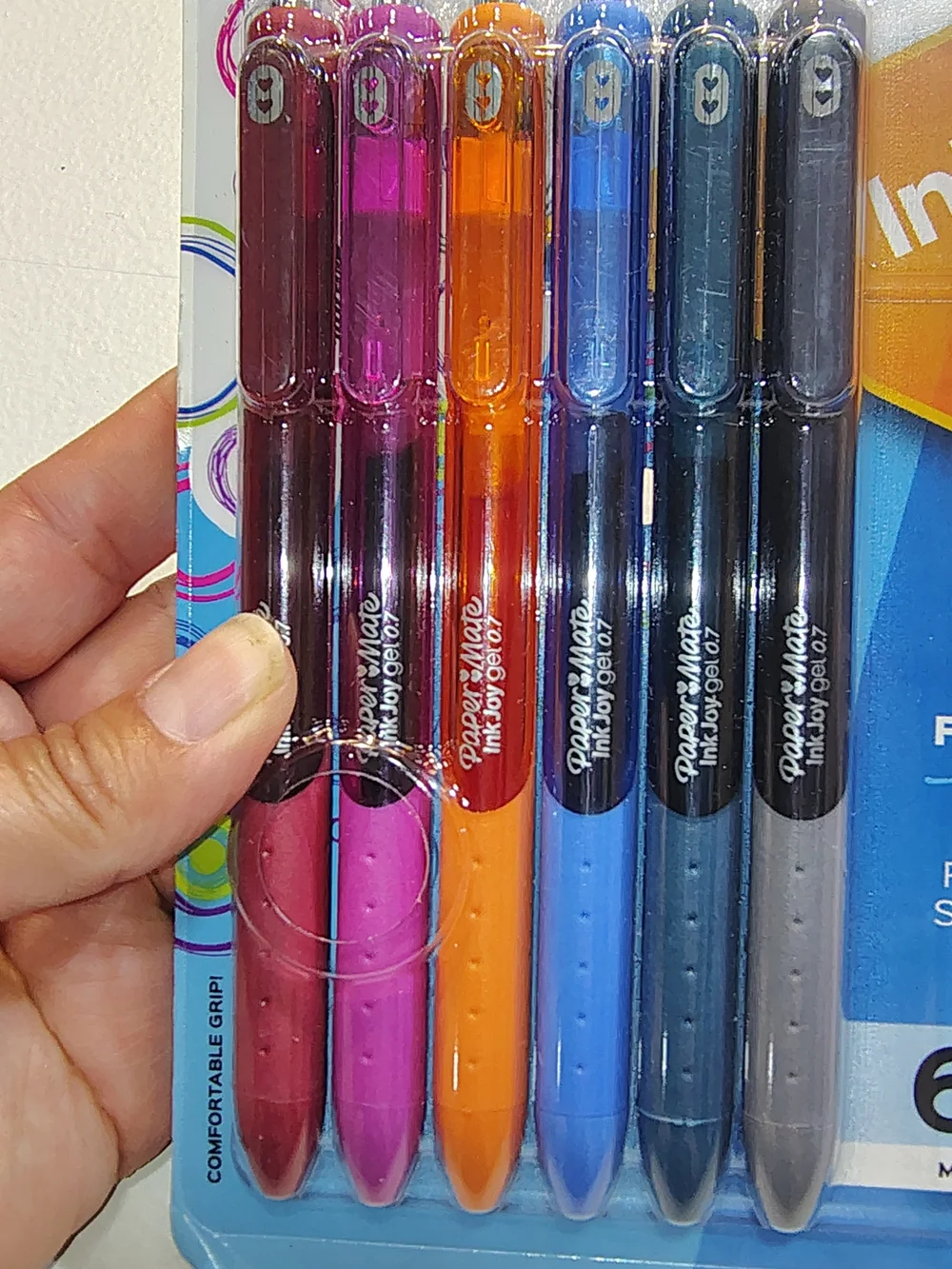 Paper Mate Ink Joy Gel Pens 0.7 mm Medium Point Assorted Colors Pack Of 6